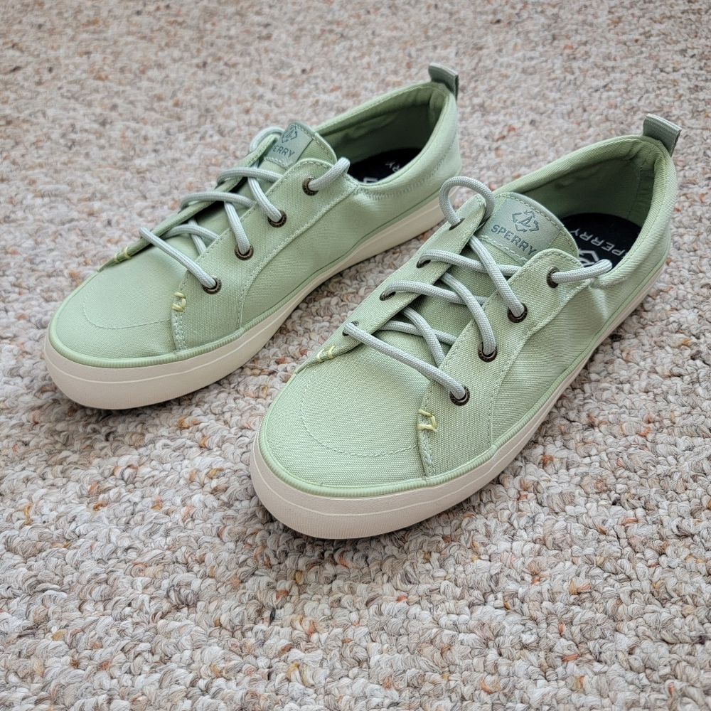 Sperry SeaCycled Crest Vibe Pastel Green Sneakers